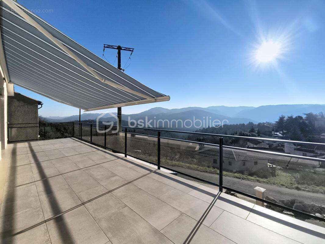 Maison contemporaine 122 m² + dépendance 85 m² + garage – Vue panoramique – Saint-Vincent-d’Olargues - photo 3