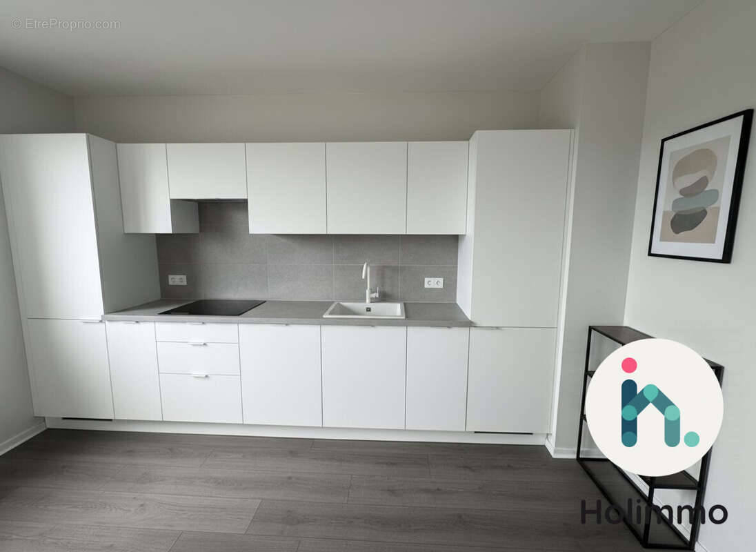 Projection photo réalisé via intelligence artificielle  - Appartement à VANNES