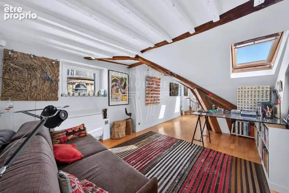 Académie de paris. duplex ensoleillé vue édifice - photo 10