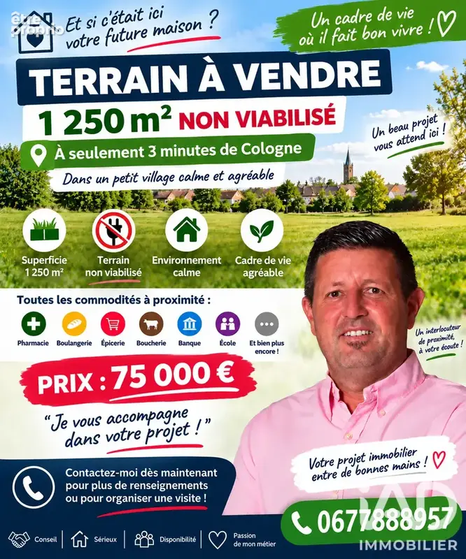 Photo 1 - Terrain à COLOGNE