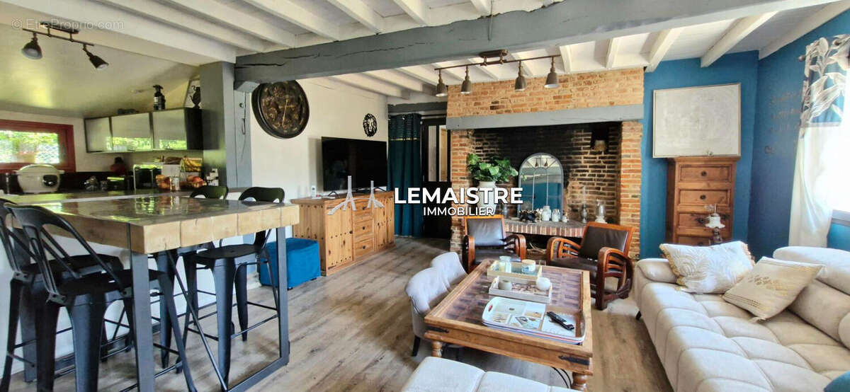 Maison à vendre - à 4 km de Doudeville - 130 m² - 3 chambres - Longère de PLAIN-PIED - photo 5
