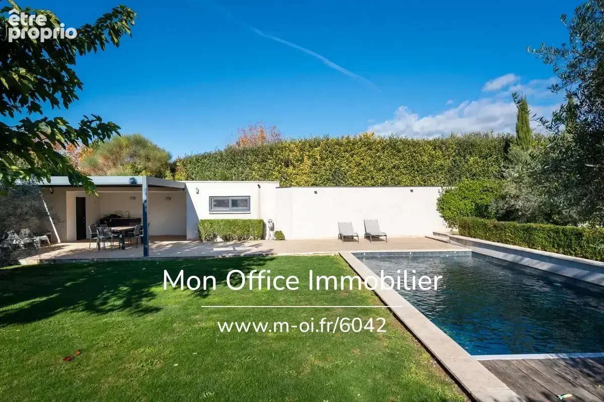 Référence : 6042-DVI - Villa contemporaine de plain-pied à Éguilles 6 pièces - piscine - pool house - garage - photo 11