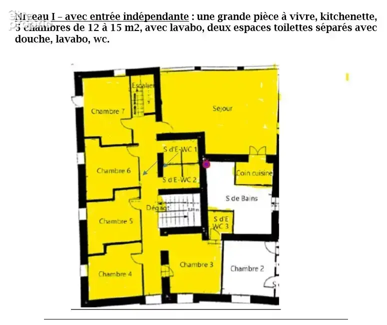 DIEULEFIT - 26220 – Propriété rénovée - 15 pièces – 7 chambres - 330 m²    Piscine 54 m² - Au cœur d’un domaine boisé Terrain 12 - photo 35