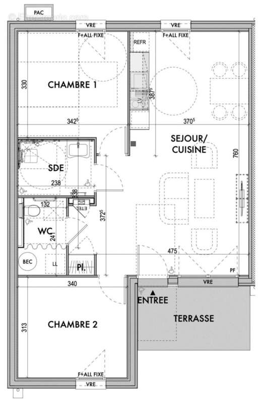 Maison 63 m² à Saint-Meen-Le-Grand  - photo 5