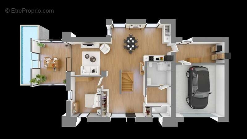 Dpt Moselle (57), à vendre CUVRY maison P7 de 170,35 m² - Piscine - photo 12