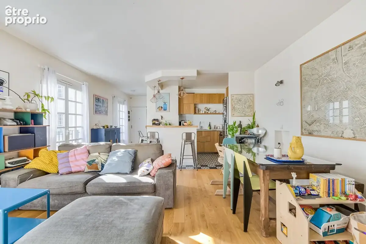 Appartement 53m² à paris 3e arrondissement - photo 2