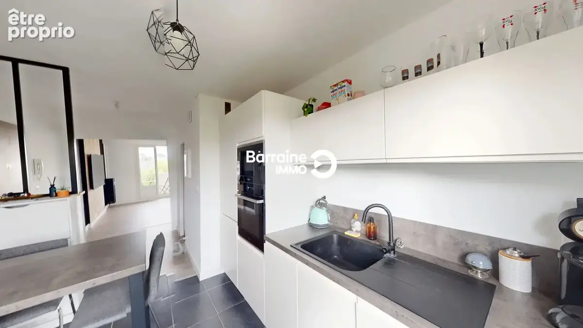 Lorient le rouho - appartement t5 de 95m² en dernier etage avec balcon et garage - photo 8