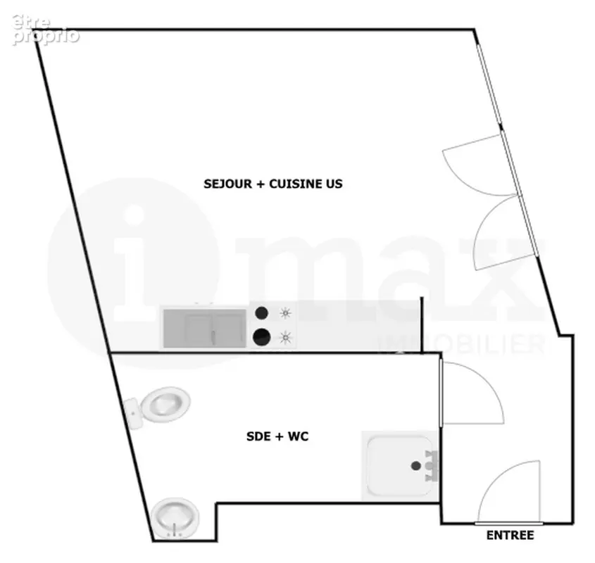 Clichy "mairie" - studio - 249 467 fai - photo 3