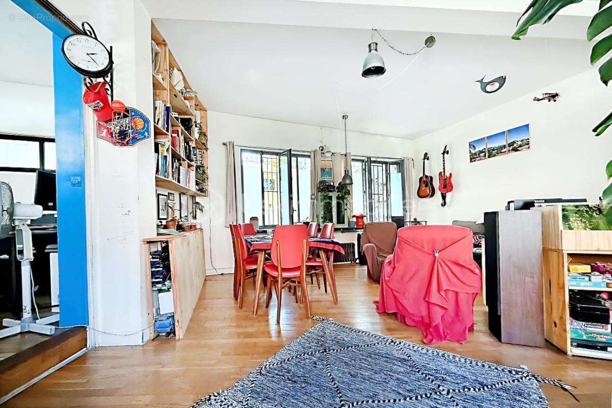 Mouzaïa – loft de caractère – 82 m² carrez – volumes rares – sous-sol aménagé de 28 m² - photo 5