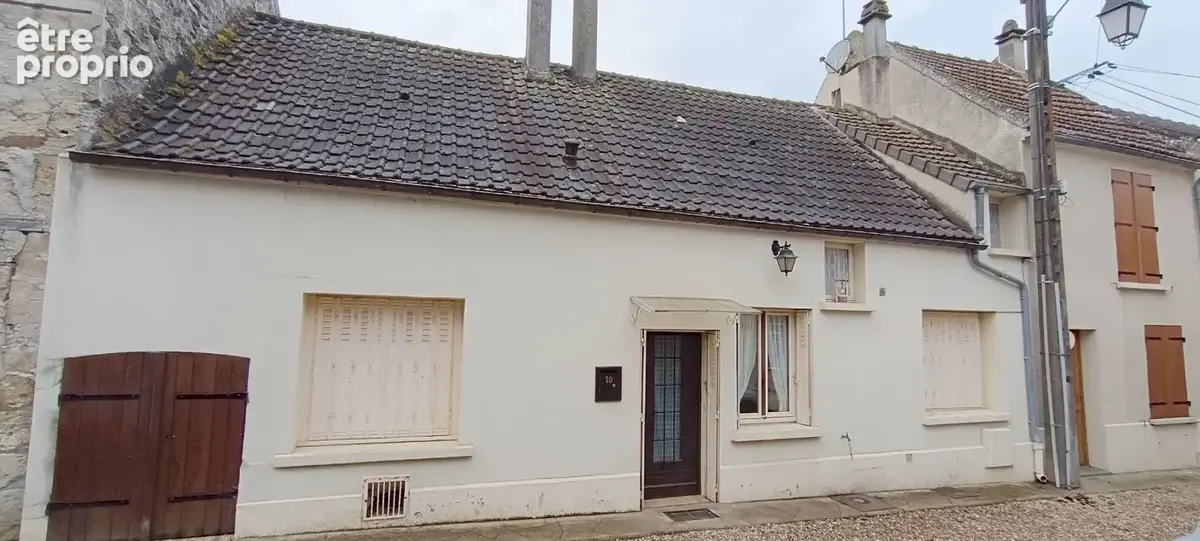 Vue façade maison de gauche - Maison à ASNIERES-SUR-OISE