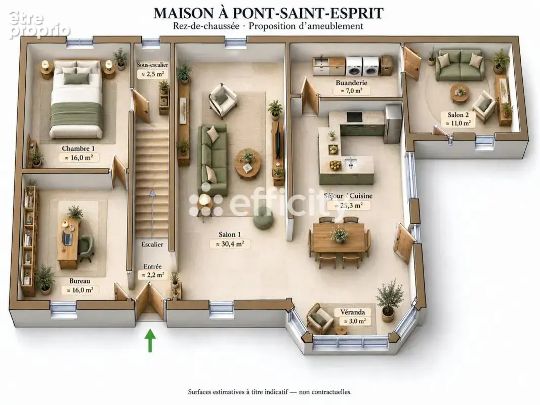 Maison 8 pièces 202 m² à vendre à Pont-Saint-Esprit (30130) - photo 5