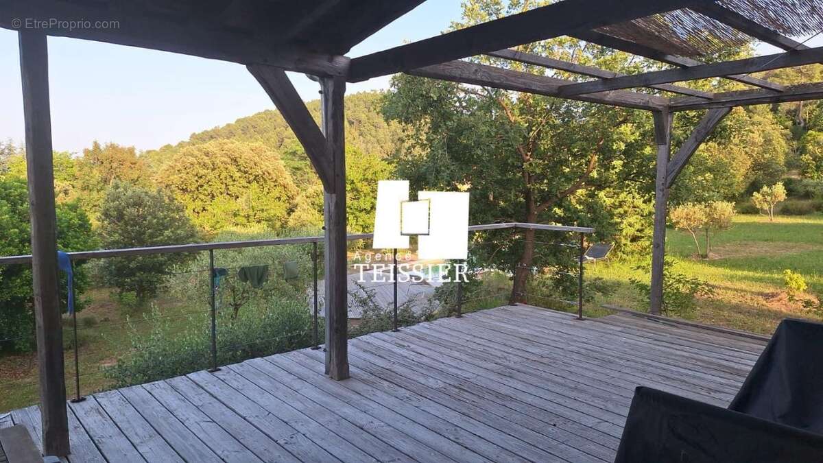 Sud Ardèche : 07460 - BANNE : Maison en bois inspirée de l'h - photo 22