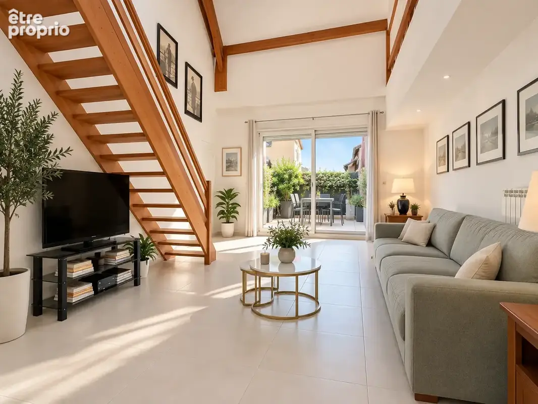 Marly centre   duplex 156 m2   4 chambres   terrasse   garage - photo 2