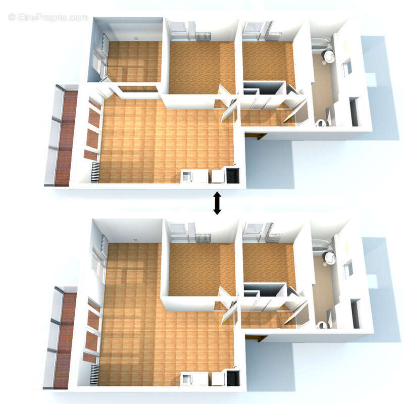 Appartement à LE RHEU