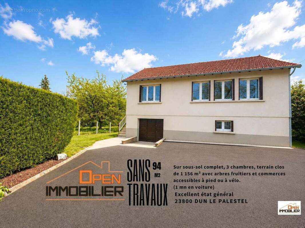 Maison 94 m² à Dun-Le-Palestel  - photo 4