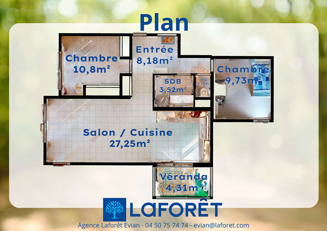 Appartement à EVIAN-LES-BAINS