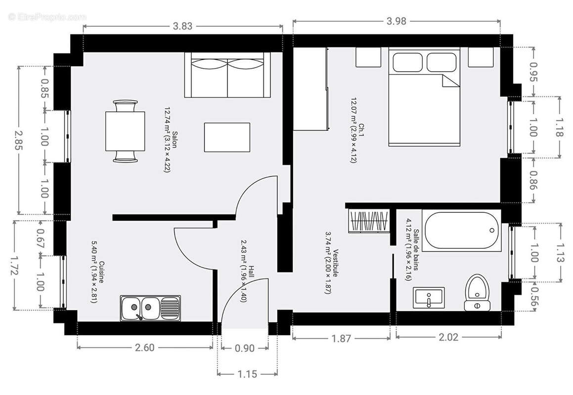 Appartement à PANTIN