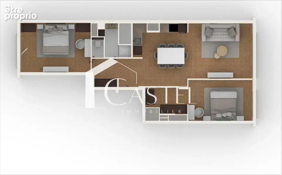 Proche centre, petite résidence, appartement de 3 pièces entièrement rénovée - photo 15
