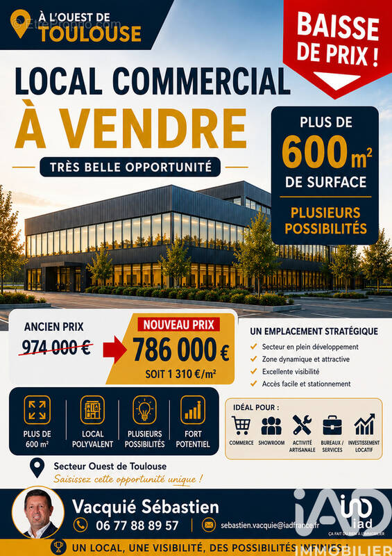 Photo 1 - Commerce à TOULOUSE