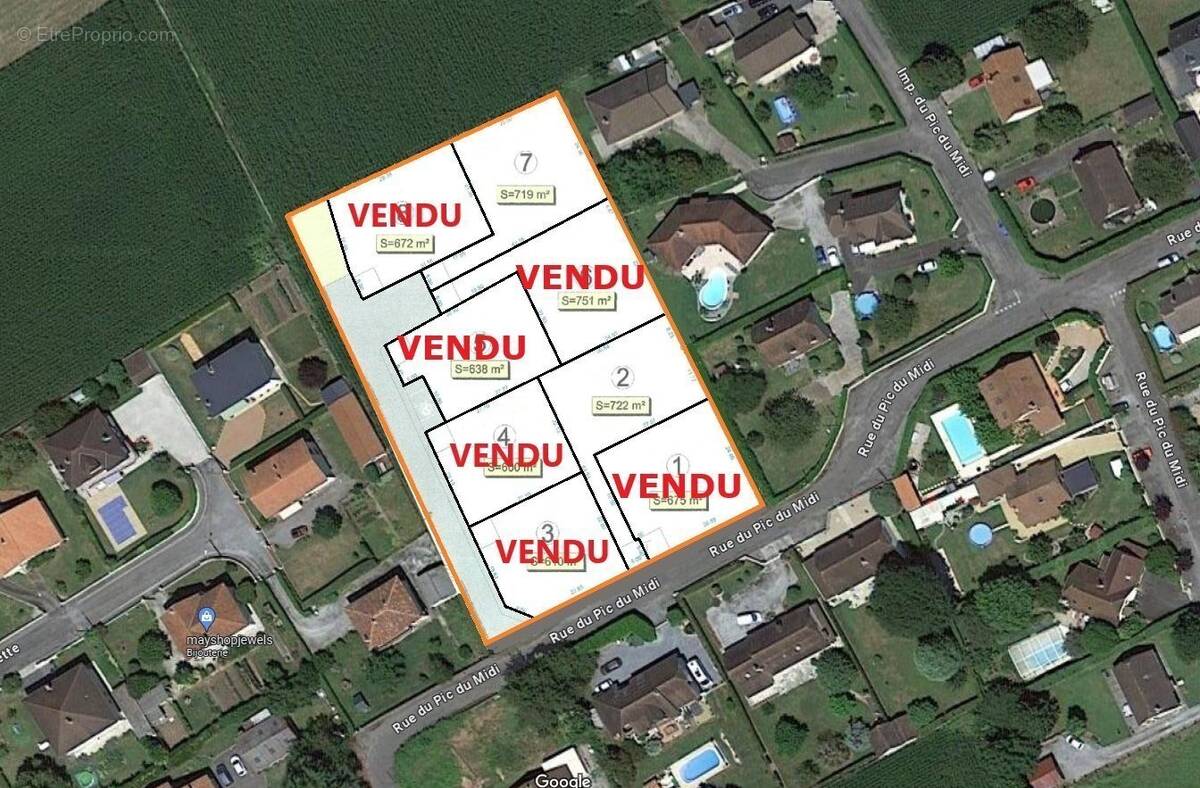 Terrain à BOEIL-BEZING