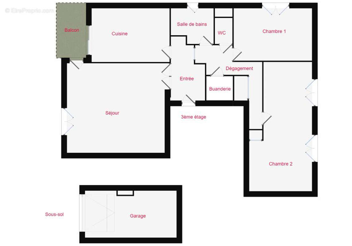 Appartement à LYON-2E
