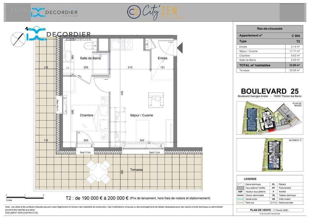 Appartement à THONON-LES-BAINS