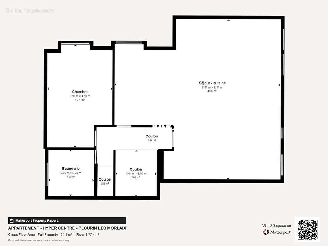 Appartement à PLOURIN-LES-MORLAIX