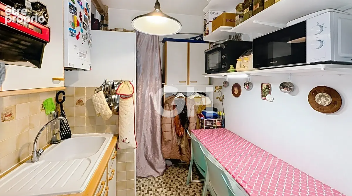 Appartement Paris 1 pièce(s) 18.53 m2 - photo 3