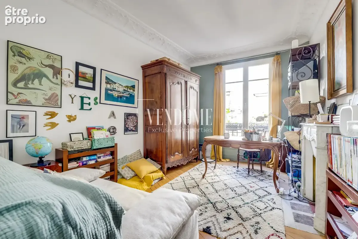 Paris 17éme - batignolles: 3 chambres - balcon - ascenseur - photo 7