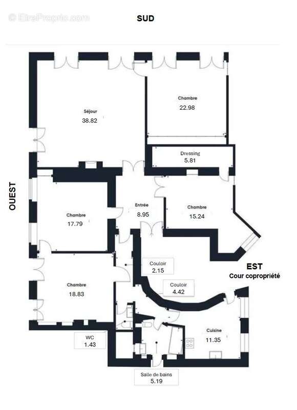 Appartement à PARIS-10E