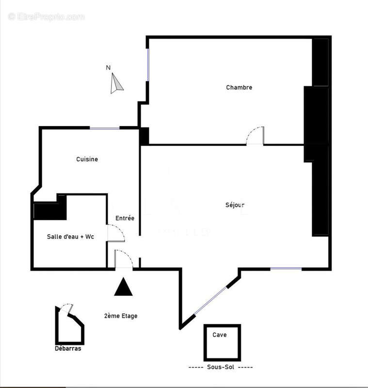 Appartement à PARIS-4E