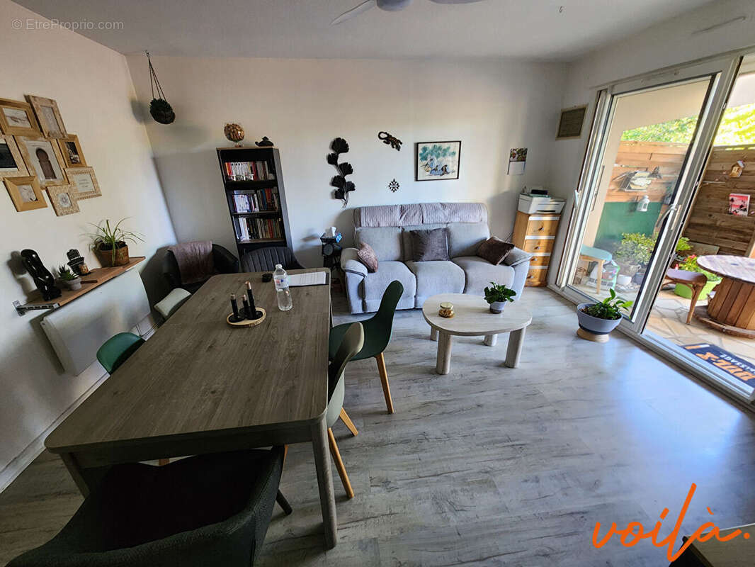 Ref : fructueux7 - appartement carcassonne vendu loue de type 3 avec jardin cave et parking - photo 2