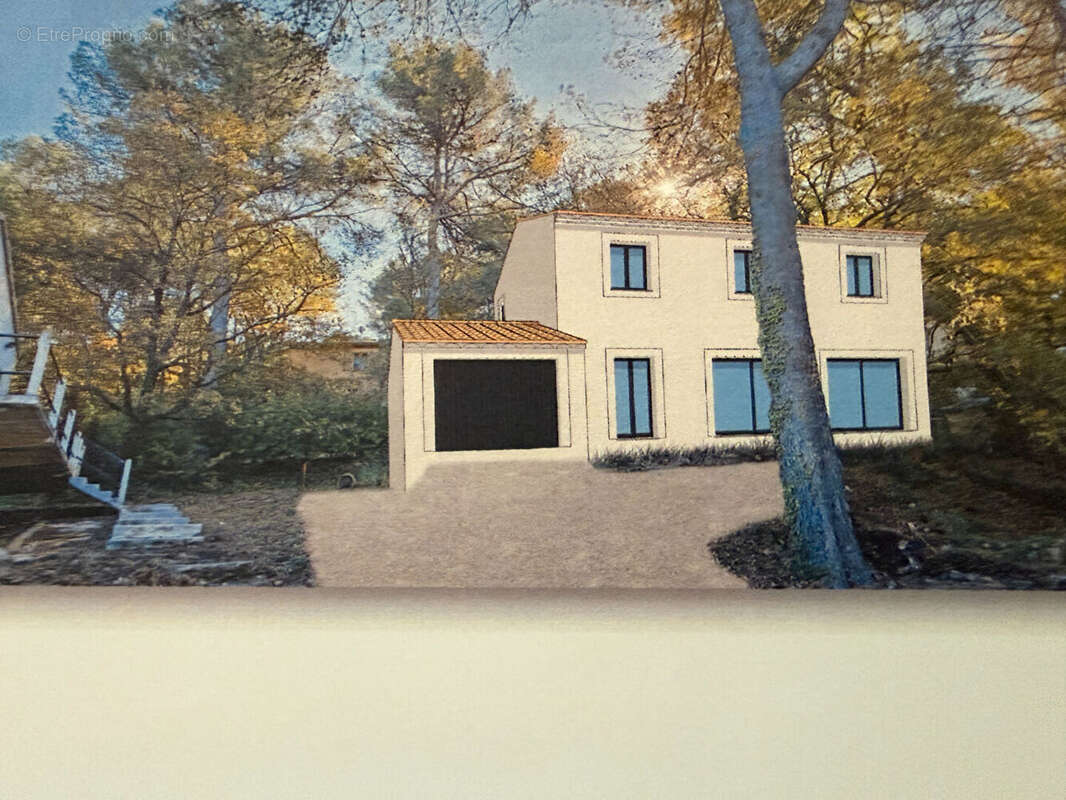 Terrain  à bâtir 1329 m2 avec permis accordé - photo 3