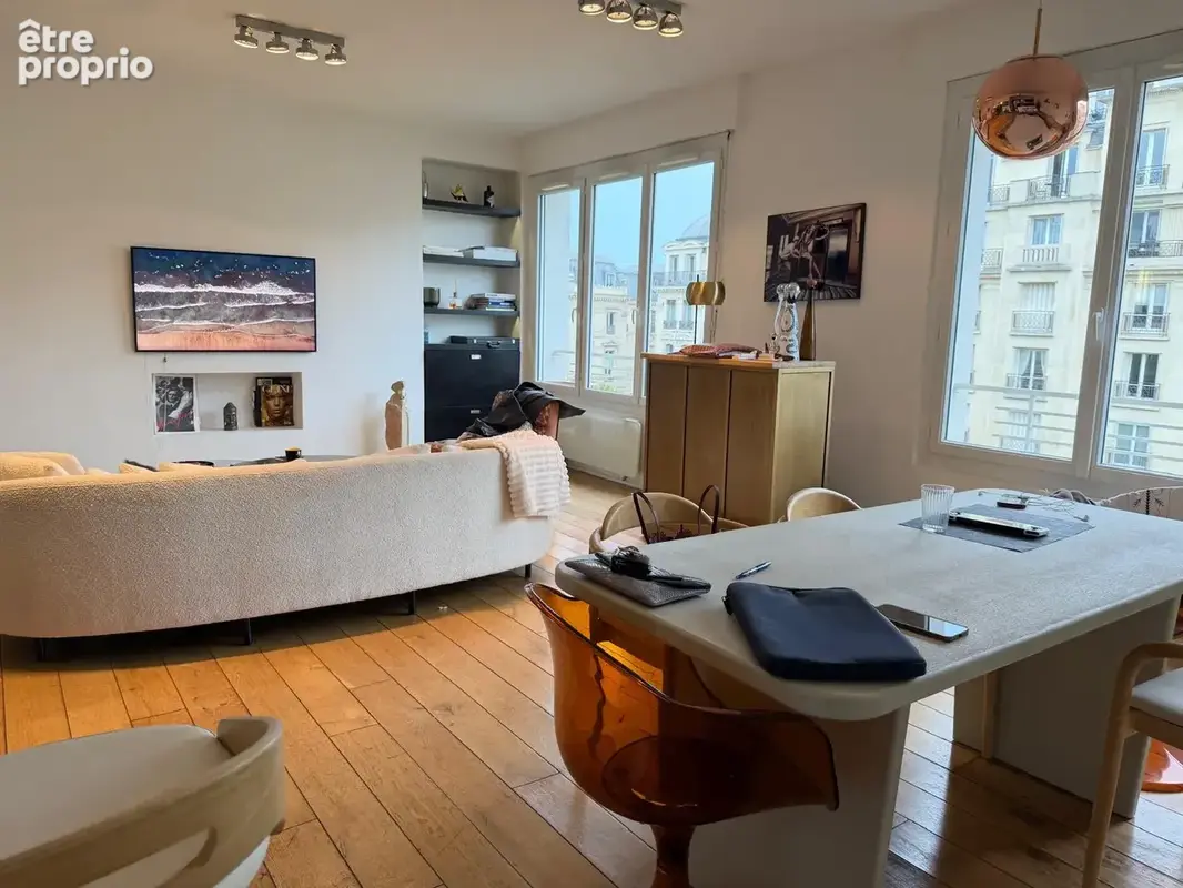 A proximité de la place de l'etoile,appartement de standing de 91,03 m2 de 4 pièces au 5 éme étage avec ascens - photo 7