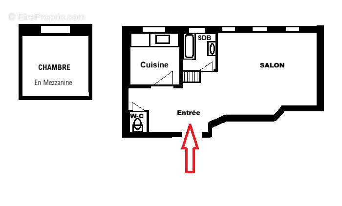 Appartement à PARIS-1E