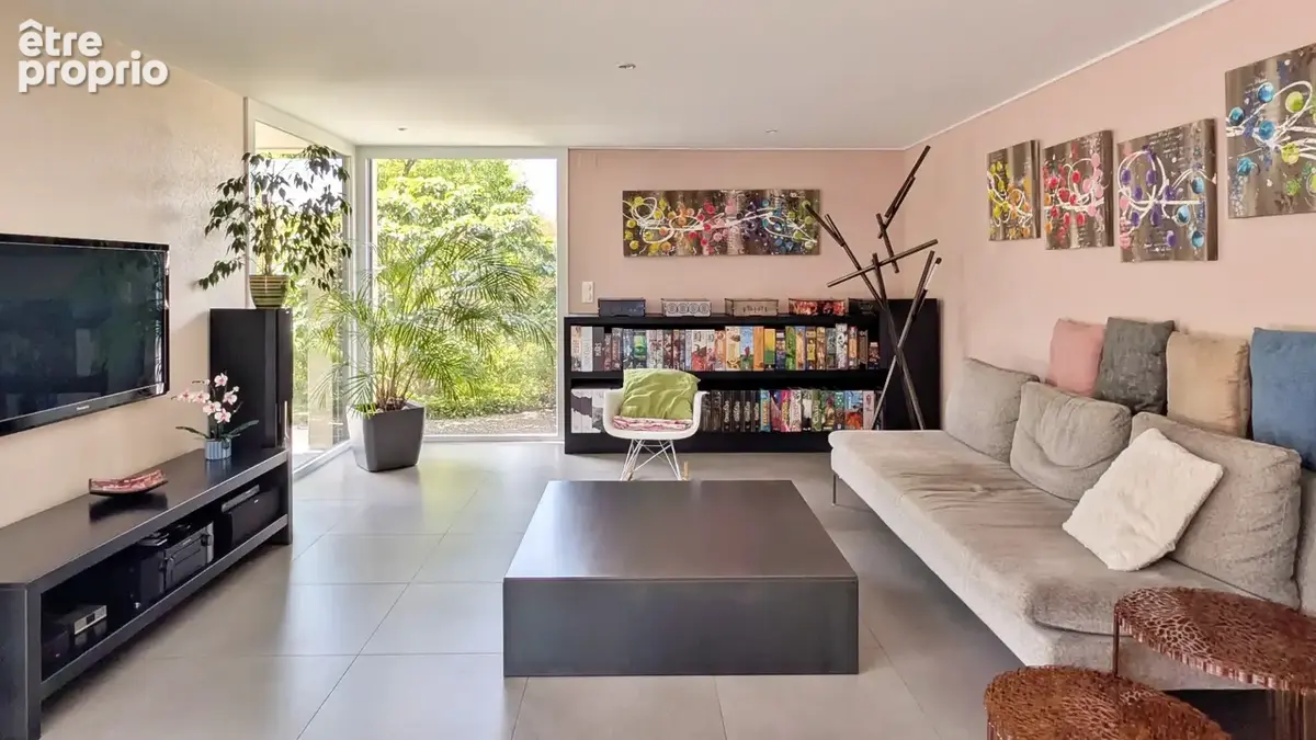 Maison à vendre 9 pièces KEMBS LOECHLE (68).Belle maison contemporaine de 250 m², 14 ares, avec piscine, en lisière de forêt - photo 5