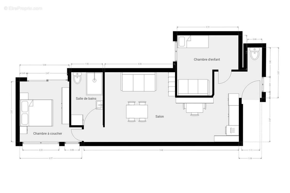 Appartement à PARIS-2E