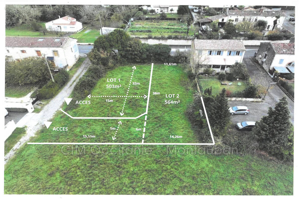 Terrain à MONTGAILLARD-LAURAGAIS