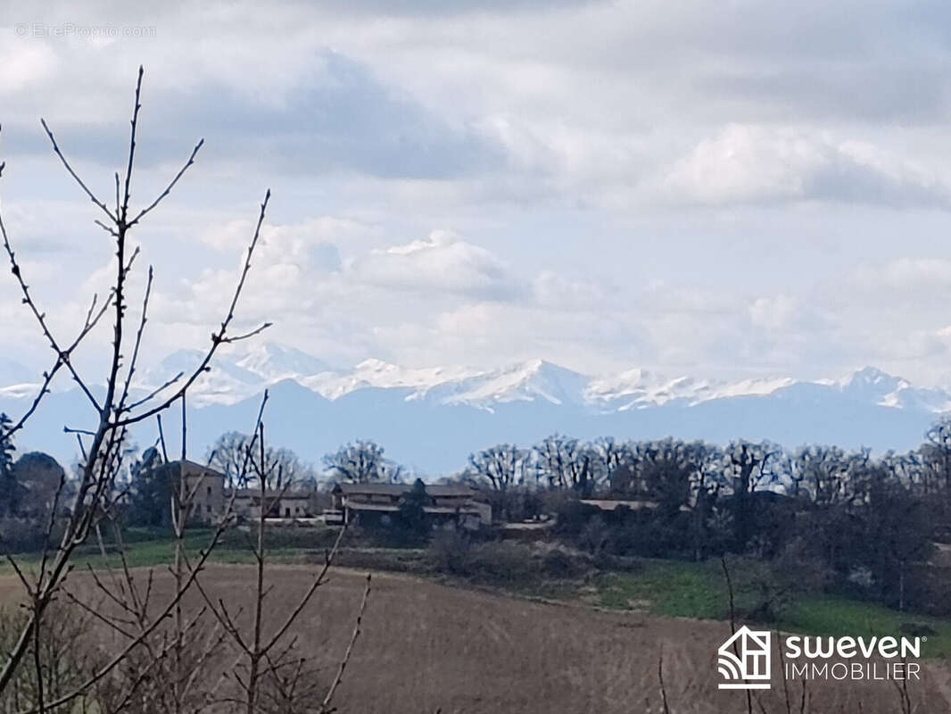 vue de la terrasse - Maison à SAINT-ANDRE