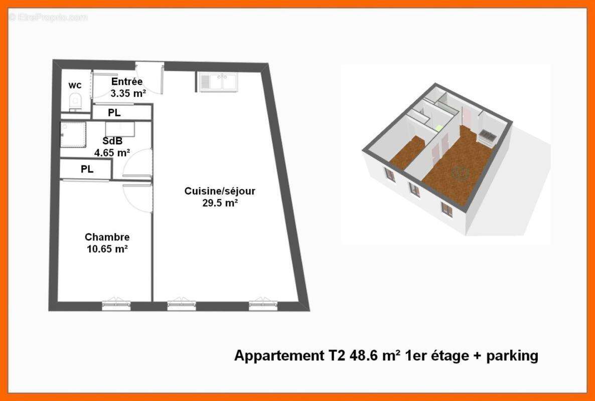 Appartement à MONTLUEL