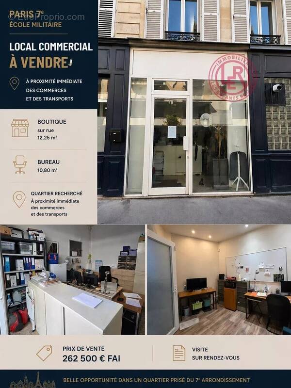 Commerce à PARIS-7E