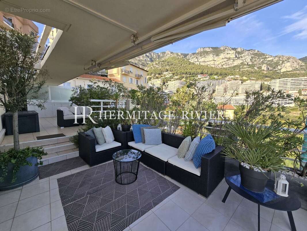 Terrasse - Appartement à BEAUSOLEIL