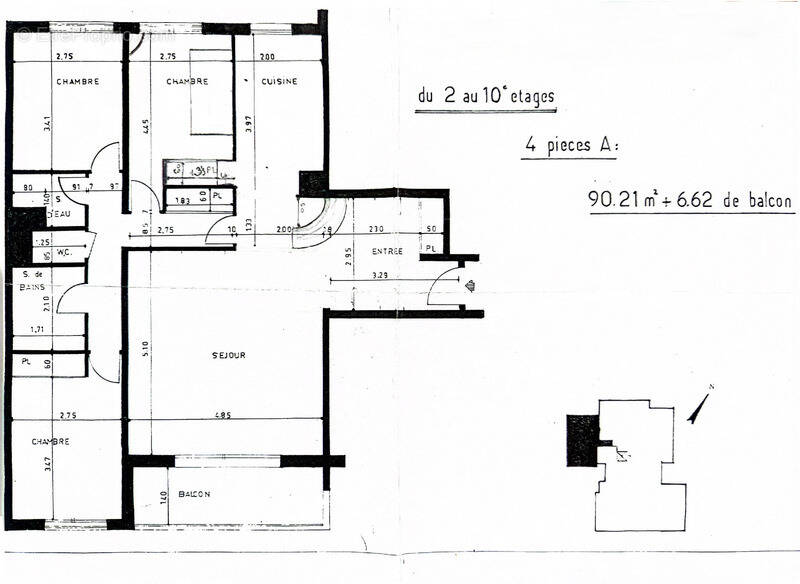 Appartement à COURBEVOIE