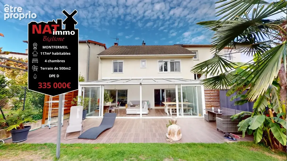 Maison 6 pièces 117 m² à vendre à Montfermeil (93370) - photo 1