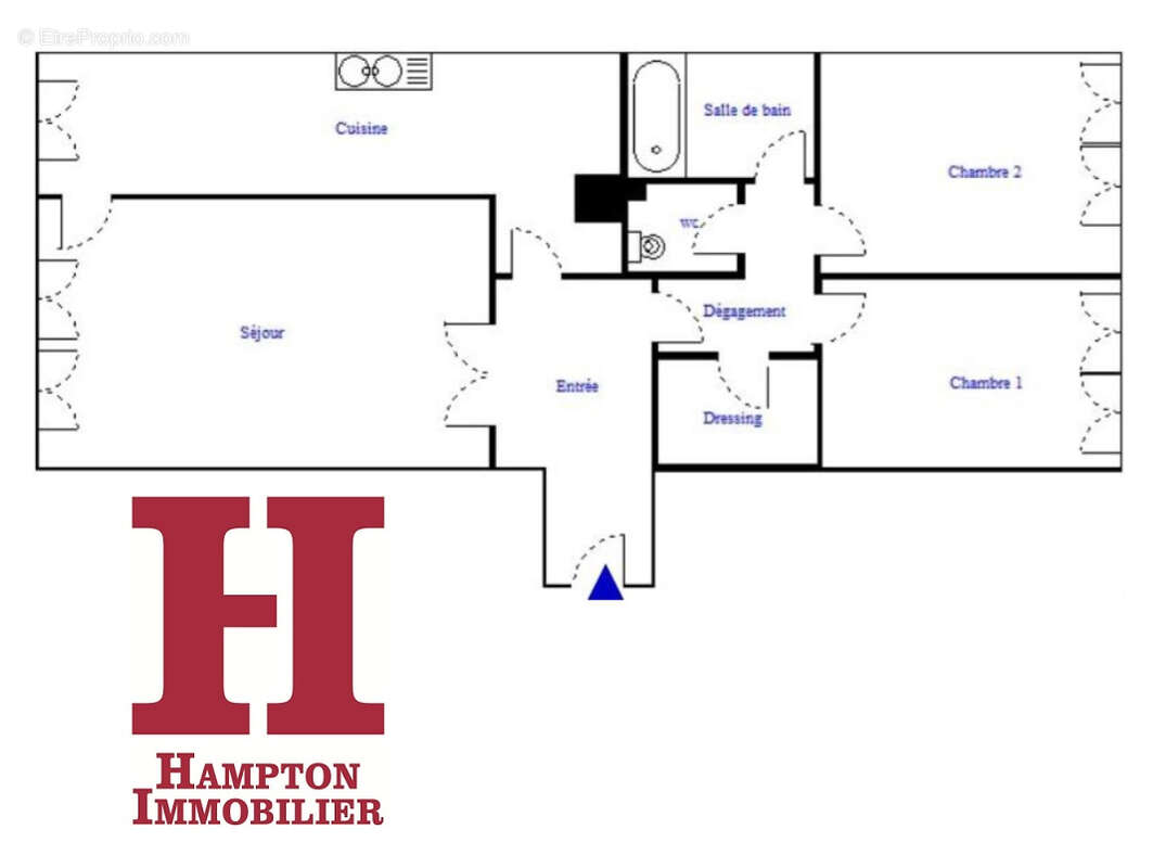 Appartement à PARIS-19E