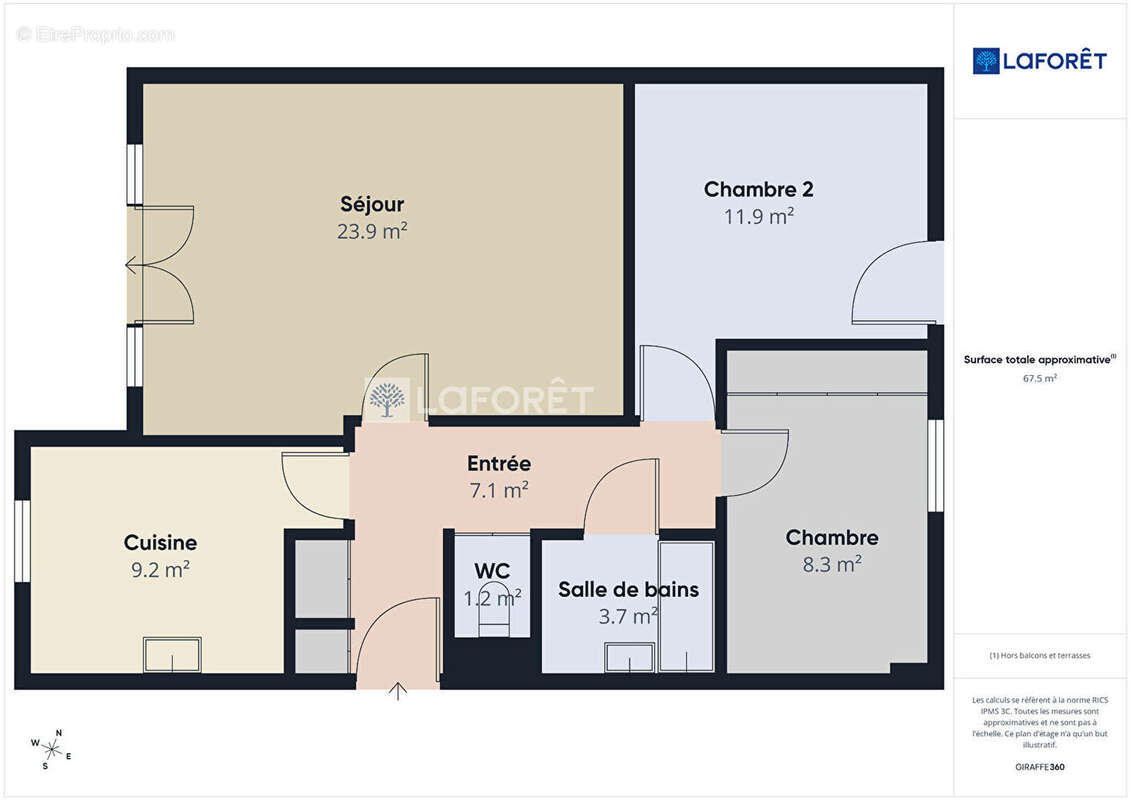 Appartement à QUIMPER