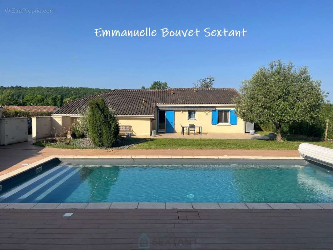 Maison contemporaine de plain-pied avec piscine, grande dépendance double-garage, dépendance aménageable en studio, terrasse cou - photo 3