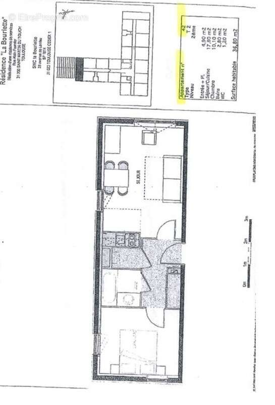 Appartement à TOULOUSE