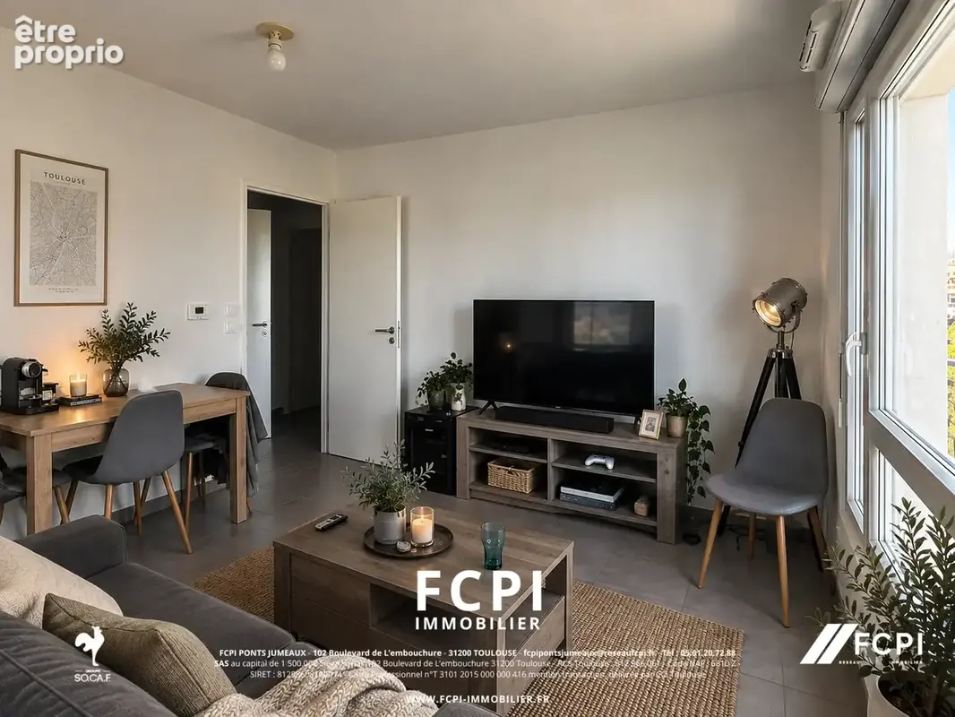 Appartement deux pièces 46 m2 - BLAGNAC - photo 2