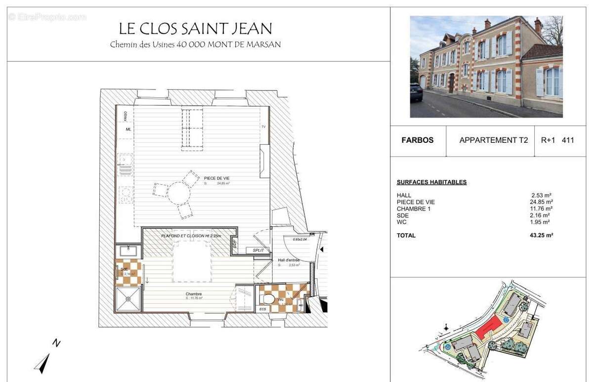 Appartement à MONT-DE-MARSAN